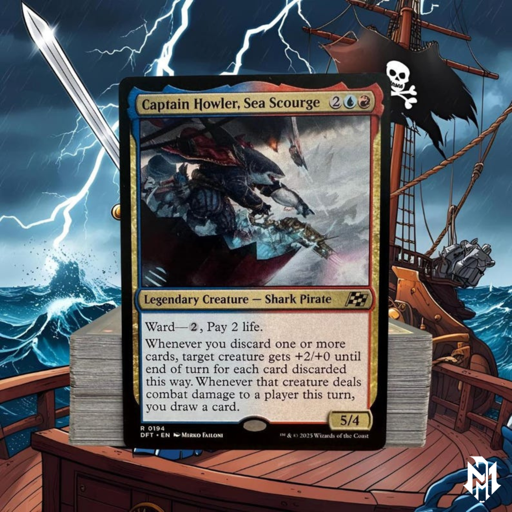 MTG Commander Deck EDH Deck Captain Howler, Sea Scourge 100 Magic Cards Custom Deck Izzet Discard Aetherdrift