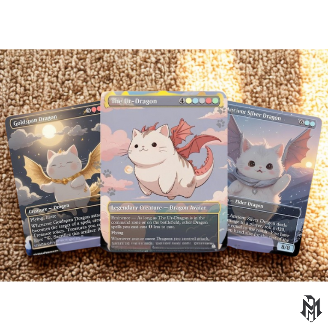 Ur-Dragon Proxy Commander Deck, 100 Cards + 8 Free Tokens | Cute Custom Full Art | MuraProxyArt