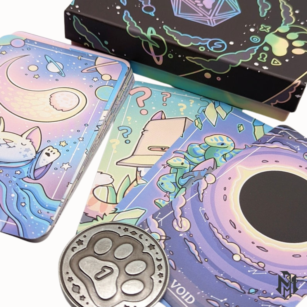 The "Cosmeows" Deck of Many Things | Dungeons and Dragons Tarot