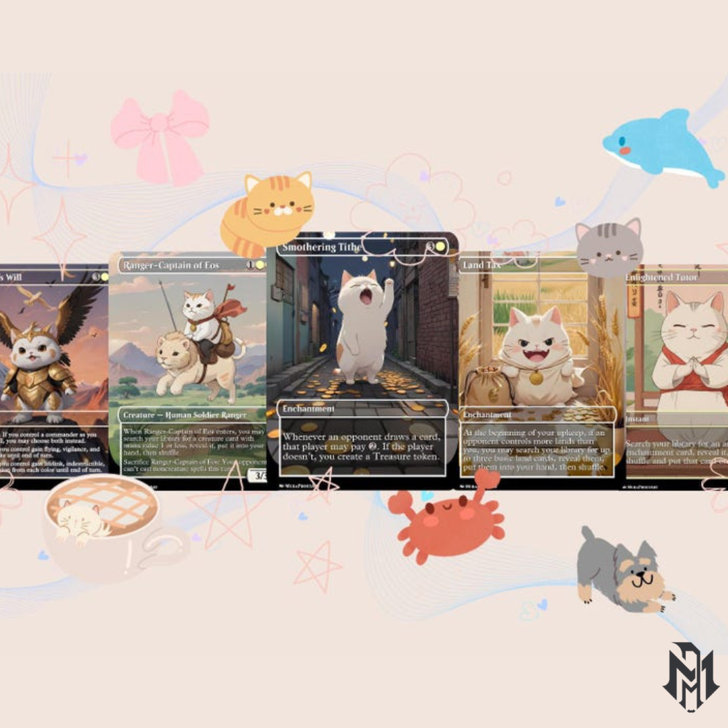 White Commander Staples - Cute Proxy | Custom Alter Full Art Card | Commander EDH | MuraProxyArt