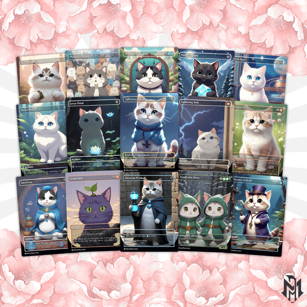 Storm, Force of Nature Proxy Commander Deck, 100 Cards + 8 Free Tokens | Cute Custom Full Art | MuraProxyArt
