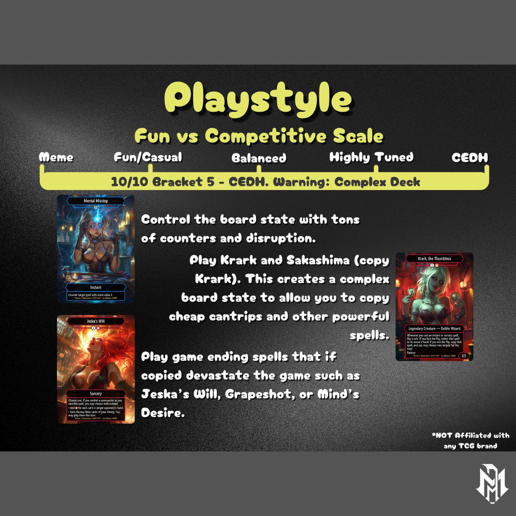 Krark Commander Coin Flip Deck – Custom Cards for Casual Play