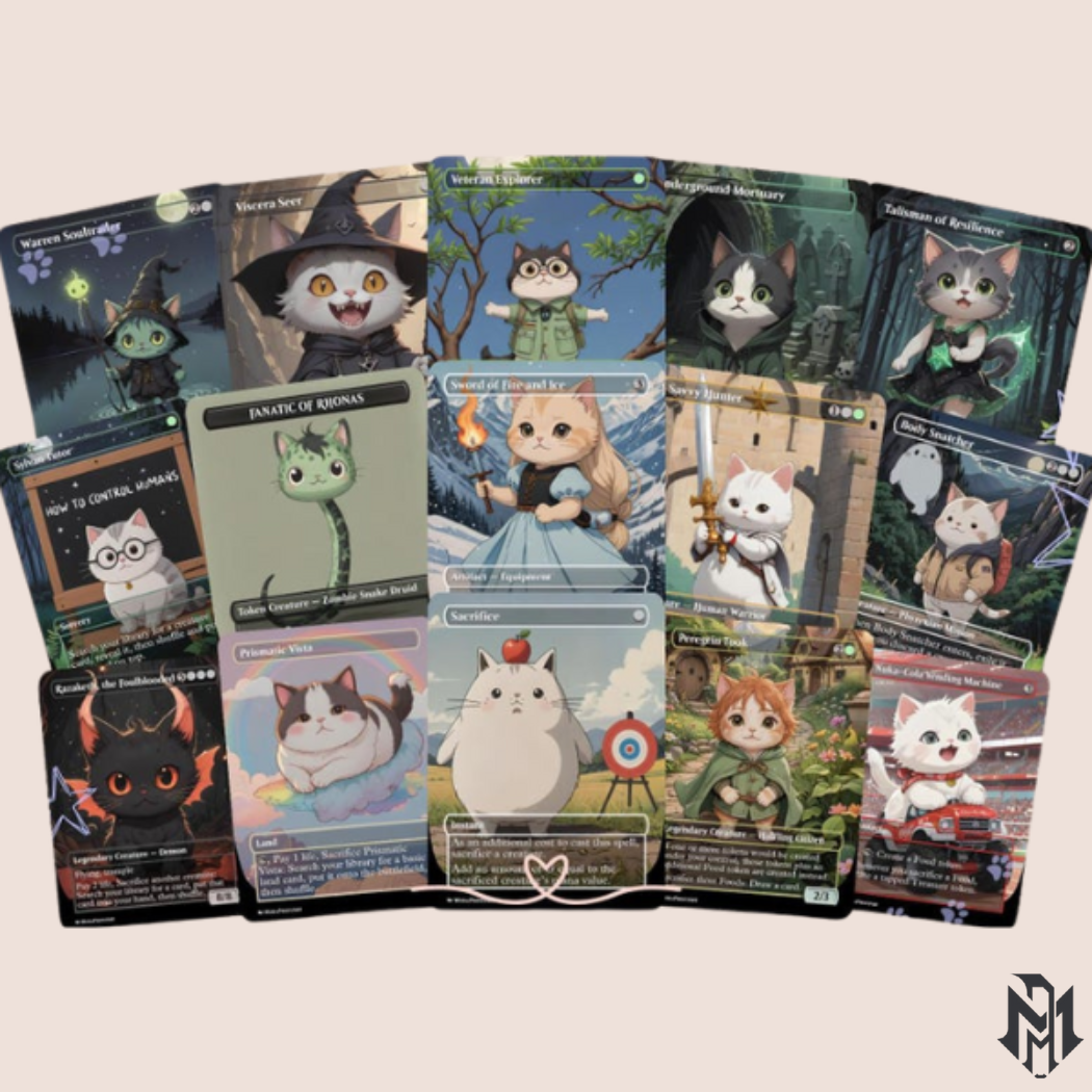 Ygra Food Sacrifice Proxy Commander Deck, 100 Cards + 8 Free Tokens | Cute Custom Full Art | MuraProxyArt