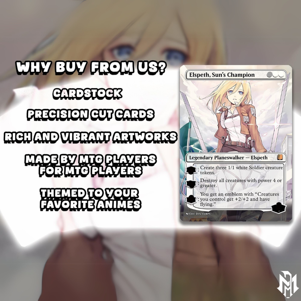 Walls Will Fall – An Attack on Titan EDH Commander Deck
