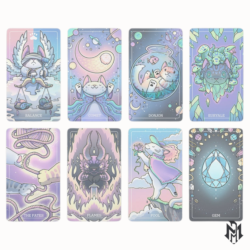 The "Cosmeows" Deck of Many Things | Dungeons and Dragons Tarot