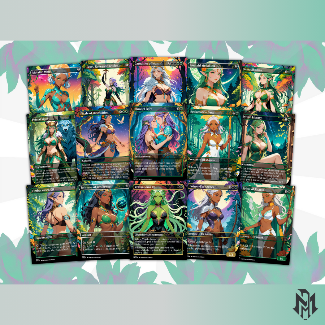Lathril Elves MTG Proxy Commander Deck