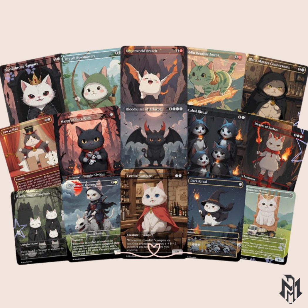 Edgar Markov Vampire Tribal Proxy Commander Deck, 100 Cards + 8 Free Tokens | Cute Custom Full Art | MuraProxyArt