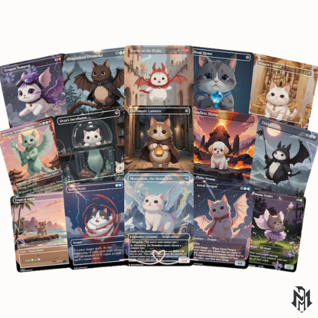 Ur-Dragon Proxy Commander Deck, 100 Cards + 8 Free Tokens | Cute Custom Full Art | MuraProxyArt