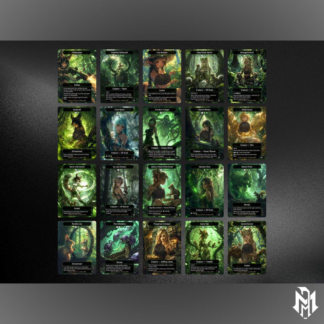 Chatterfang Commander Squirrel Deck – Custom Cards for Casual Play