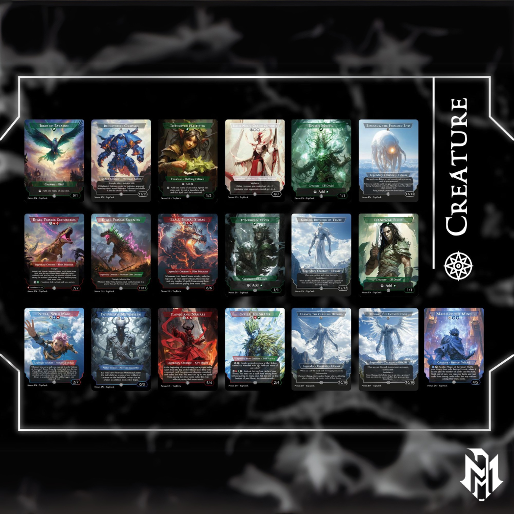 Esika Prismatic Bridge - Commander EDH Deck - With Tokens - MTG Full Proxy Deck, Altered Cards cEDH