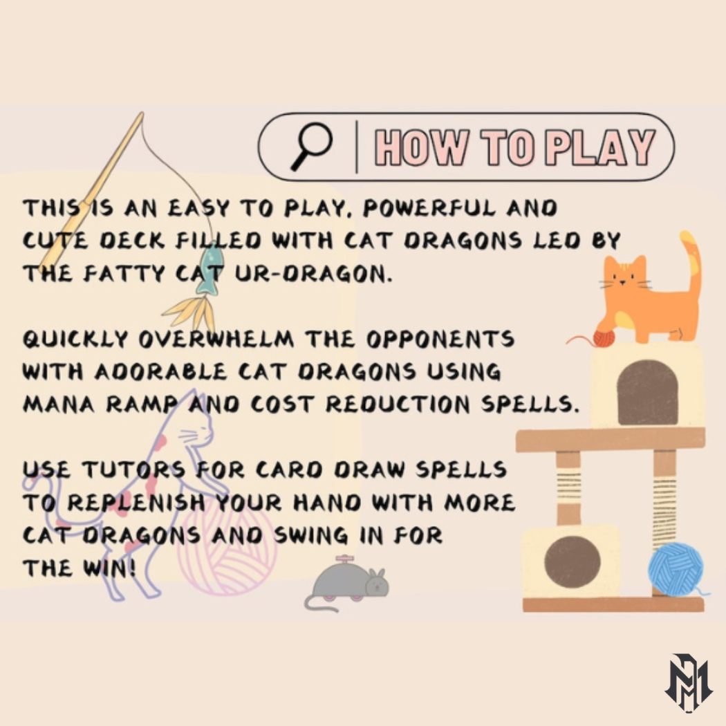 Ur-Dragon Proxy Commander Deck, 100 Cards + 8 Free Tokens | Cute Custom Full Art | MuraProxyArt