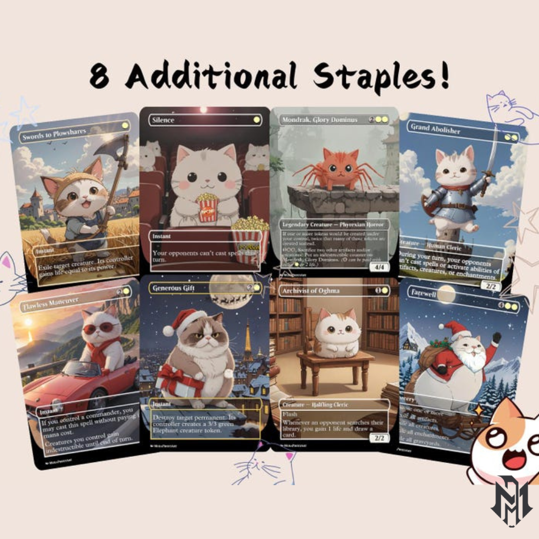 White Commander Staples - Cute Proxy | Custom Alter Full Art Card | Commander EDH | MuraProxyArt