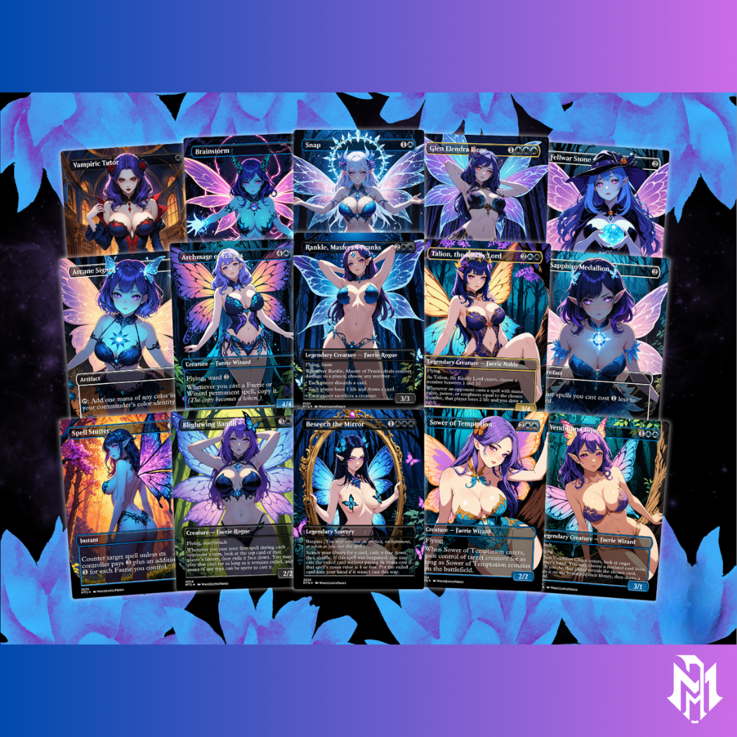 Alela Faeries MTG Proxy Commander Deck