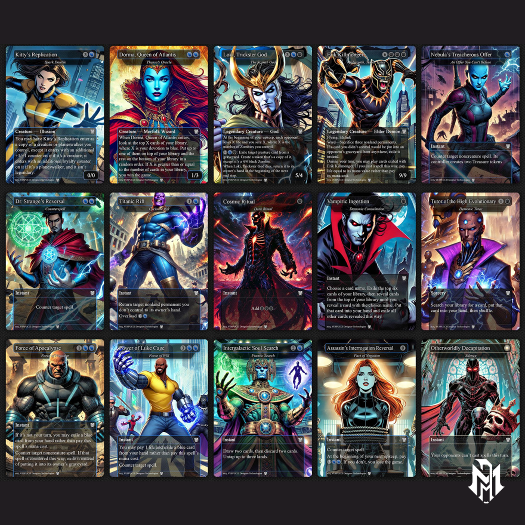 Hashaton the Scarab's Fist EDH Deck, 115 Cards, 15 Sideboard, Includes all major characters, Thanos and High Evolutionary Themed