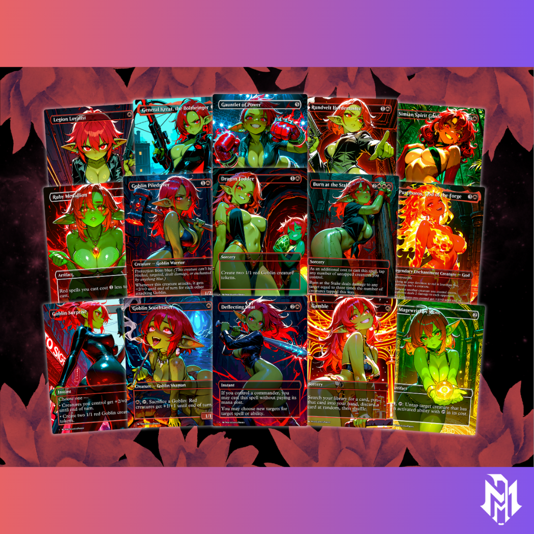 Goblin Tribal MTG Proxy Commander Deck