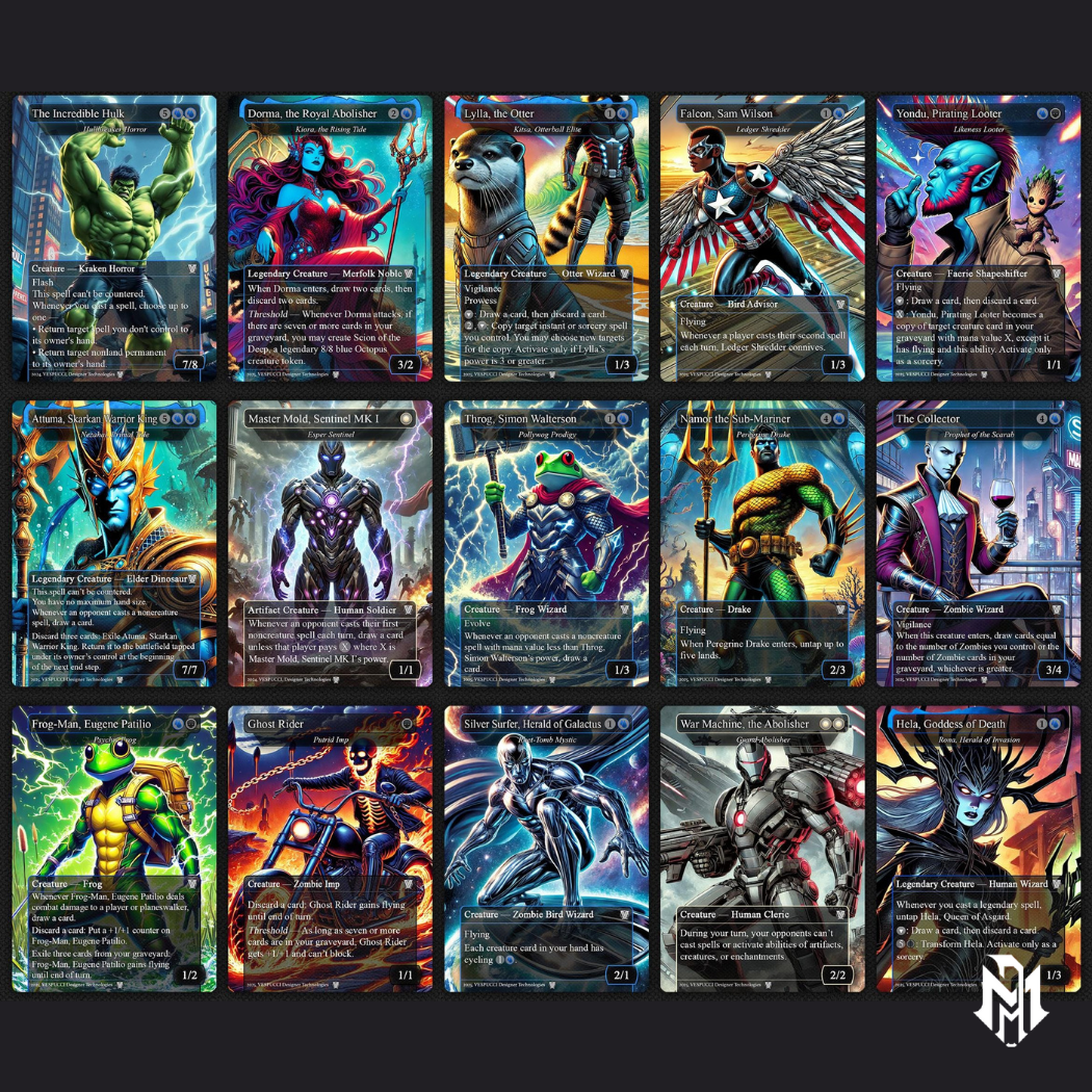 Hashaton the Scarab's Fist EDH Deck, 115 Cards, 15 Sideboard, Includes all major characters, Thanos and High Evolutionary Themed