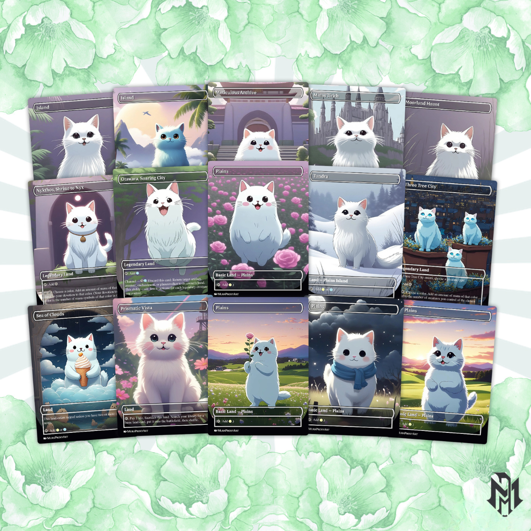 Millicent Spirit Tribal Proxy Commander Deck, 100 Cards + 6 Free Tokens | Cute Custom Full Art | MuraProxyArt
