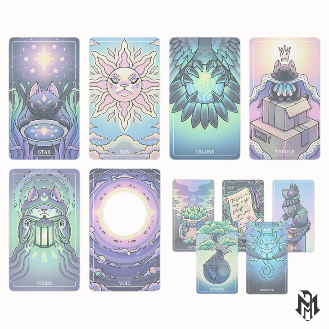 The "Cosmeows" Deck of Many Things | Dungeons and Dragons Tarot