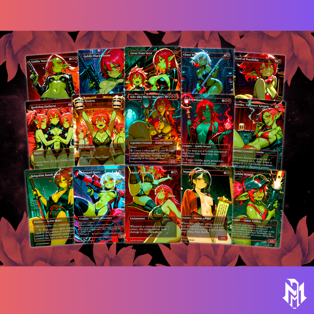Goblin Tribal MTG Proxy Commander Deck