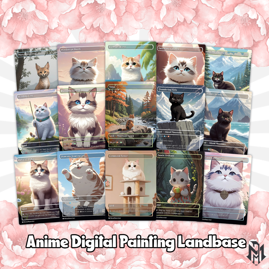 Storm, Force of Nature Proxy Commander Deck, 100 Cards + 8 Free Tokens | Cute Custom Full Art | MuraProxyArt