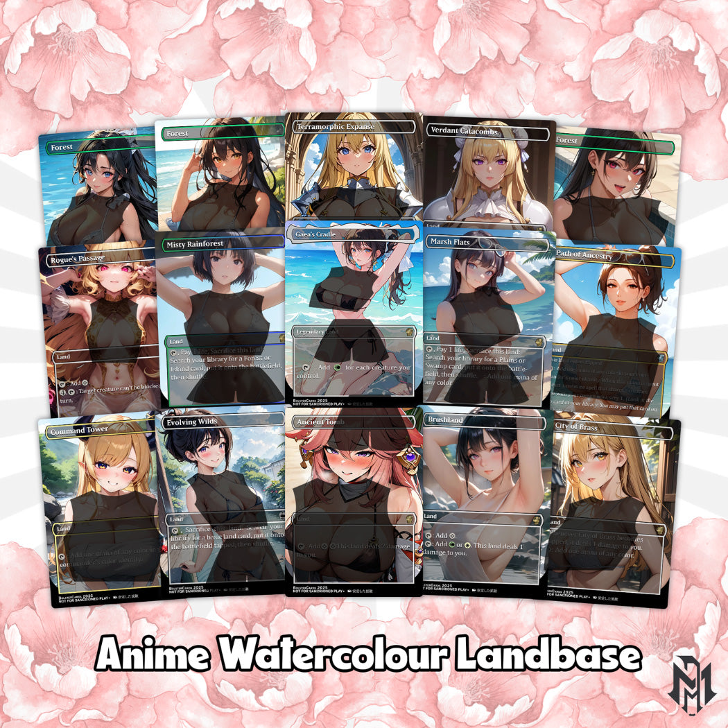 Arahbo, Roar of the World Anime Style Waifu Tribal Commander Deck Special Edition Custom Fanmade Deck High Quality Cards 108 Cards
