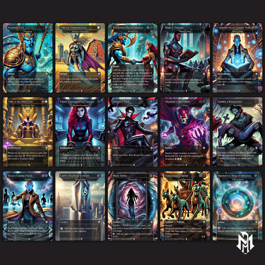 Hashaton the Scarab's Fist EDH Deck, 115 Cards, 15 Sideboard, Includes all major characters, Thanos and High Evolutionary Themed