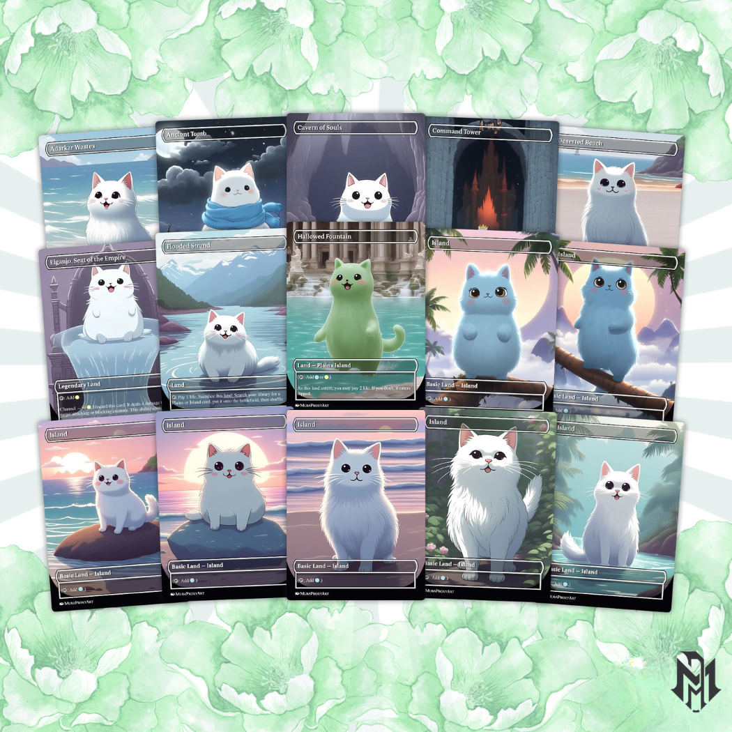 Millicent Spirit Tribal Proxy Commander Deck, 100 Cards + 6 Free Tokens | Cute Custom Full Art | MuraProxyArt