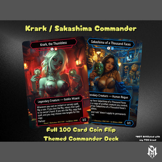 Krark Commander Coin Flip Deck – Custom Cards for Casual Play