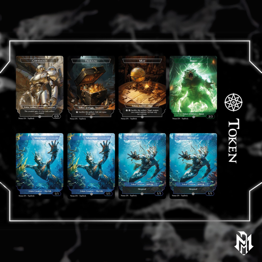 Hakbal Merfolk - Commander EDH Deck - With Tokens - MTG Full Proxy Deck, Altered Cards cEDH