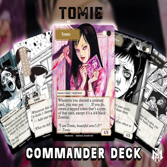 Junji Ito Deck - Tomie MTG Proxies - Commander Deck - Magic The Gathering - 100 Custom Cards Deck - CEDH