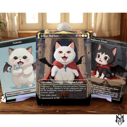 Edgar Markov Vampire Tribal Proxy Commander Deck, 100 Cards + 8 Free Tokens | Cute Custom Full Art | MuraProxyArt