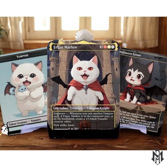 Edgar Markov Vampire Tribal Proxy Commander Deck, 100 Cards + 8 Free Tokens | Cute Custom Full Art | MuraProxyArt
