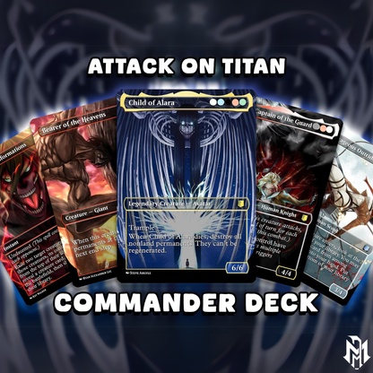 Walls Will Fall – An Attack on Titan EDH Commander Deck