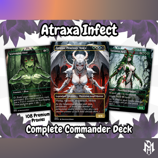 Atraxa Infect MTG Proxy Commander Deck