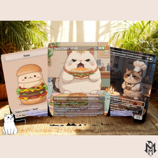 Ygra Food Sacrifice Proxy Commander Deck, 100 Cards + 8 Free Tokens | Cute Custom Full Art | MuraProxyArt