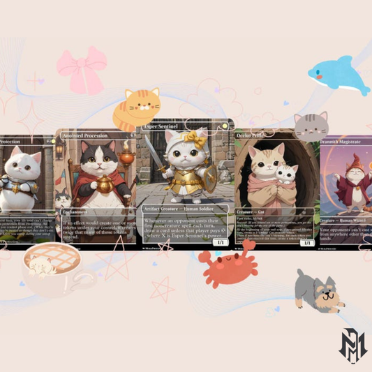 White Commander Staples - Cute Proxy | Custom Alter Full Art Card | Commander EDH | MuraProxyArt