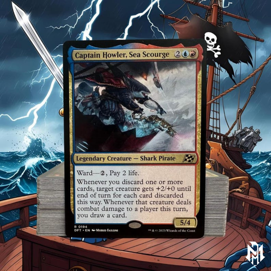 MTG Commander Deck EDH Deck Captain Howler, Sea Scourge 100 Magic Cards Custom Deck Izzet Discard Aetherdrift