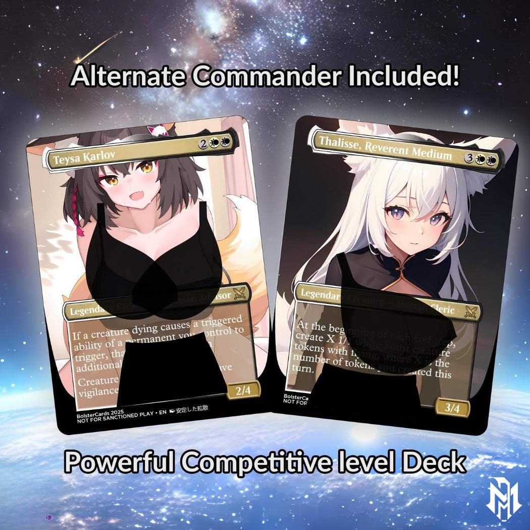 Orzhov Token Anime Style Waifu Commander Deck Special Edition Custom Fanmade Deck High Quality Cards 108 Cards