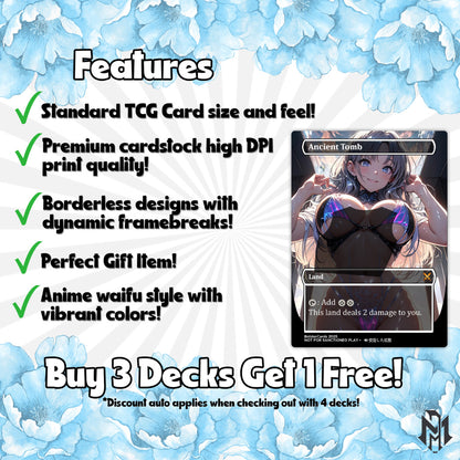 Elesh Norn Anime Style Waifu Commander Deck Special Edition Custom Fanmade Deck High Quality Cards 108 Cards