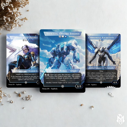 Shorikai Vehicles - Commander EDH Deck - With Tokens - MTG Full Proxy Deck, Altered Cards cEDH