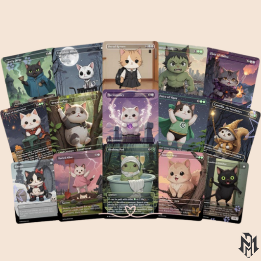 Ygra Food Sacrifice Proxy Commander Deck, 100 Cards + 8 Free Tokens | Cute Custom Full Art | MuraProxyArt
