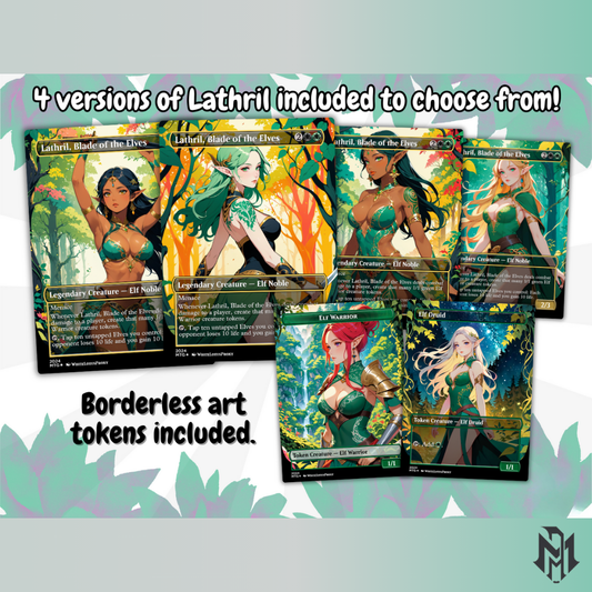 Lathril Elves MTG Proxy Commander Deck