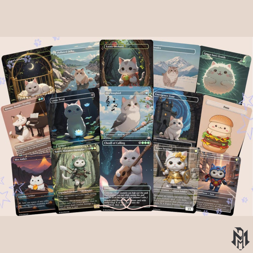 Tymna x Thrasios Proxy cEDH Commander Deck, 100 Cards + 8 Free Tokens | Cute Custom Full Art | MuraProxyArt