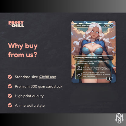 Atraxa Cat Food - Full TCG Proxy Commander EDH Deck - 108 cards - Tokens included - Waifu Anime Girls