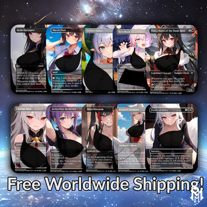 Orzhov Token Anime Style Waifu Commander Deck Special Edition Custom Fanmade Deck High Quality Cards 108 Cards