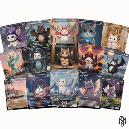 Ur-Dragon Proxy Commander Deck, 100 Cards + 8 Free Tokens | Cute Custom Full Art | MuraProxyArt