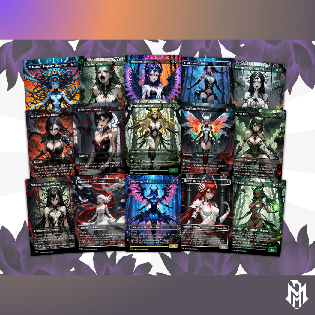 Atraxa Infect MTG Proxy Commander Deck