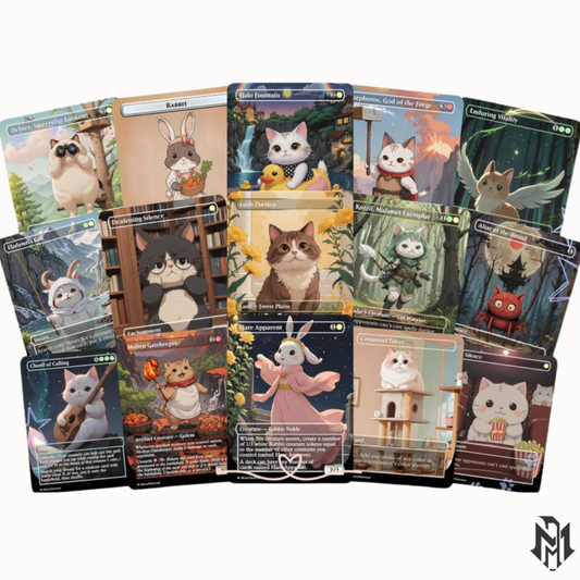 Baylen Hare Apparent Proxy Commander Deck, 100 Cards + 8 Free Tokens | Cute Custom Full Art | MuraProxyArt