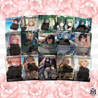 Arahbo, Roar of the World Anime Style Waifu Tribal Commander Deck Special Edition Custom Fanmade Deck High Quality Cards 108 Cards
