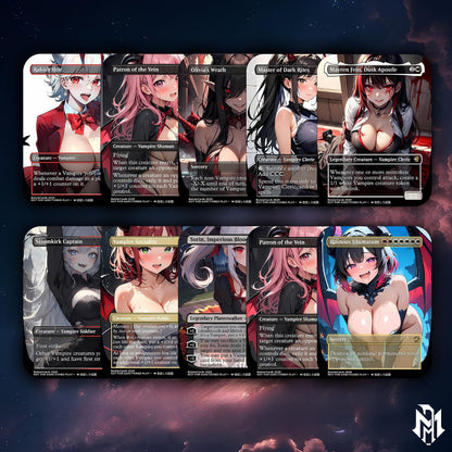 Edgar Markov Anime Style Waifu Tribal Commander Deck Special Edition Custom Fanmade Deck High Quality Cards 108 Cards